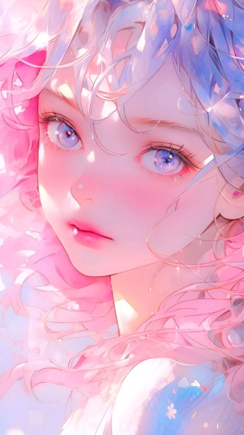 Wallpaper Cute Pink Girl HD for Phone