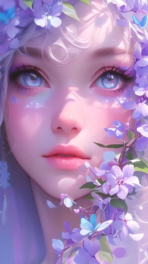 Wallpaper Cute Girl for iPhone HD