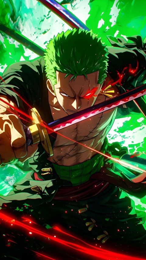 Wallpaper Zoro 4K One Piece for iPhone