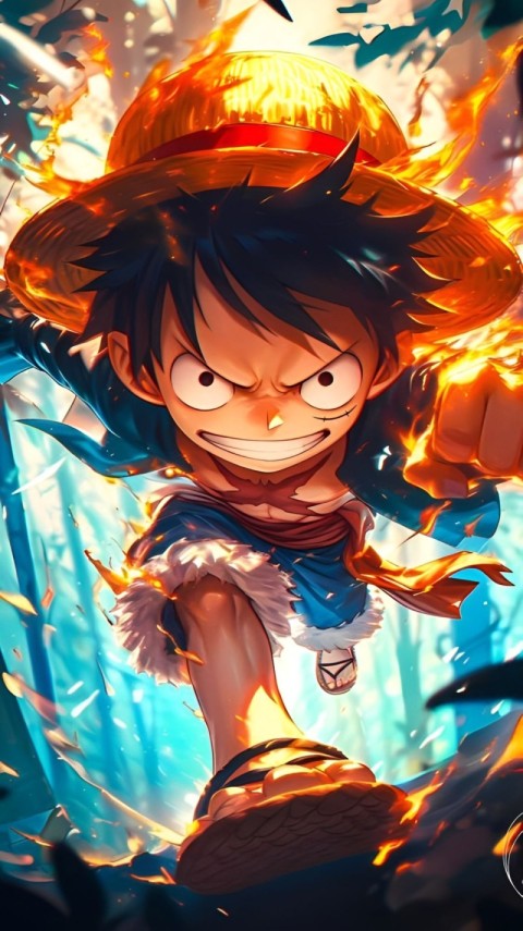 Wallpaper One Piece Luffy 4K for iPhone