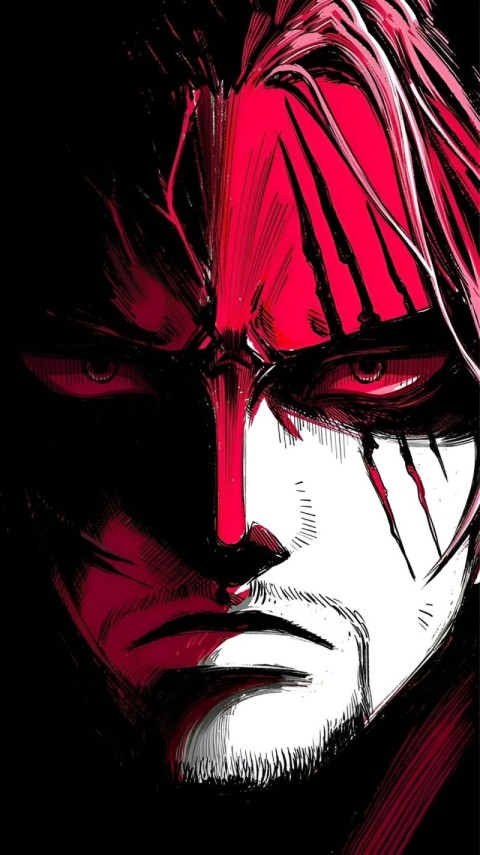 Wallpaper One Piece Shanks 4K for Phone