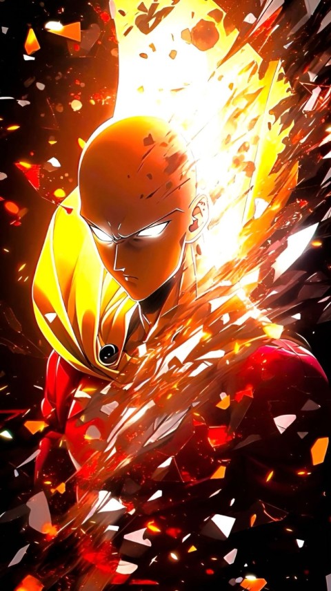 Wallpaper One Punch Man 4K for Phone