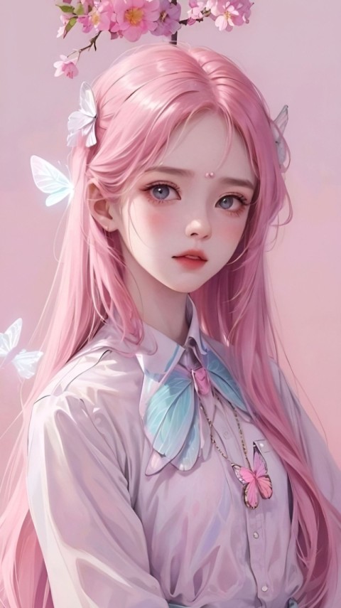 Wallpaper Pink Background for Phone 4K