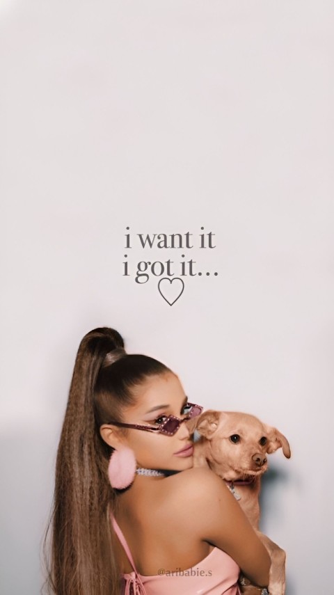 Wallpaper Ariana Grande 4K for Phone