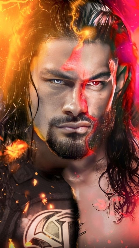 Wallpaper Roman Reigns 4K for iPhone