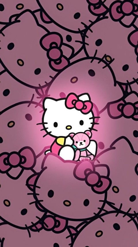Wallpaper Hello Kitty Cute 4K for Phone
