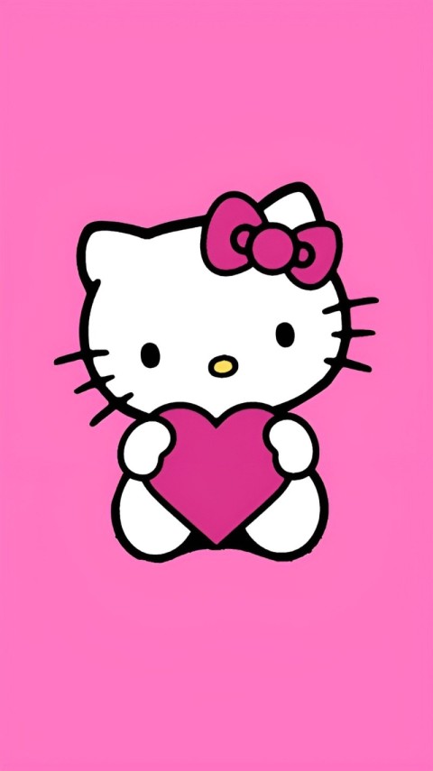 Wallpaper Hello Kitty Cute for Phone 4K