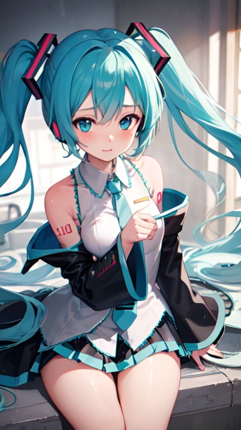 Wallpaper Hatsune Miku Cute 4K for Phone