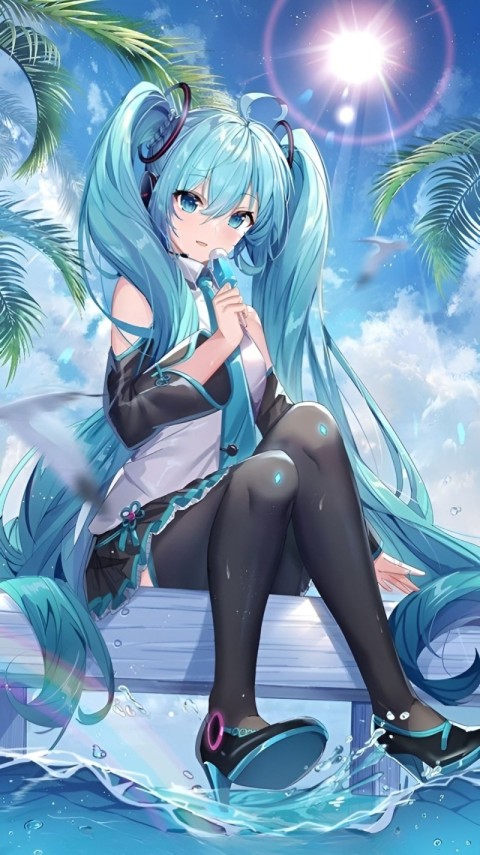 Wallpaper Hatsune Miku Cute HD for Mobile