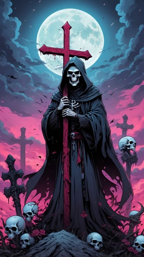 Wallpaper Grim Reaper 4K for Phone