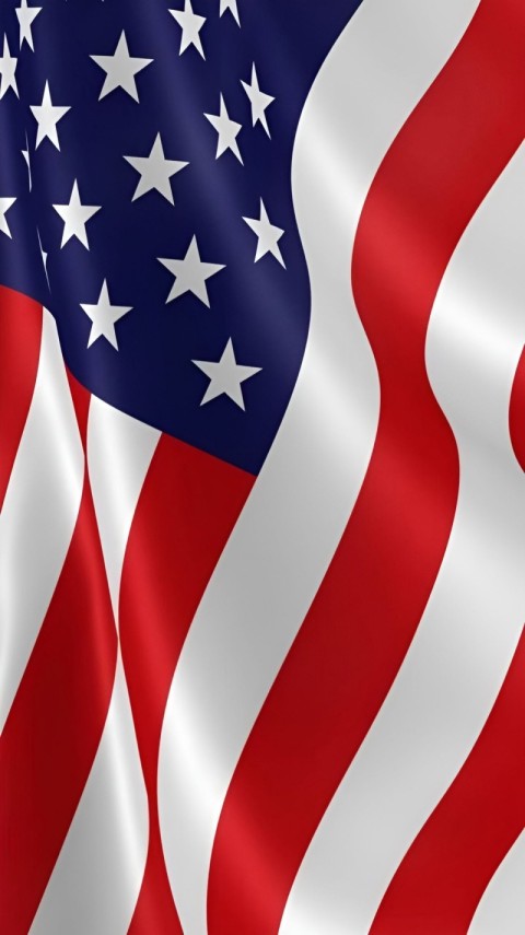 Wallpaper USA Flag for iPhone 4K