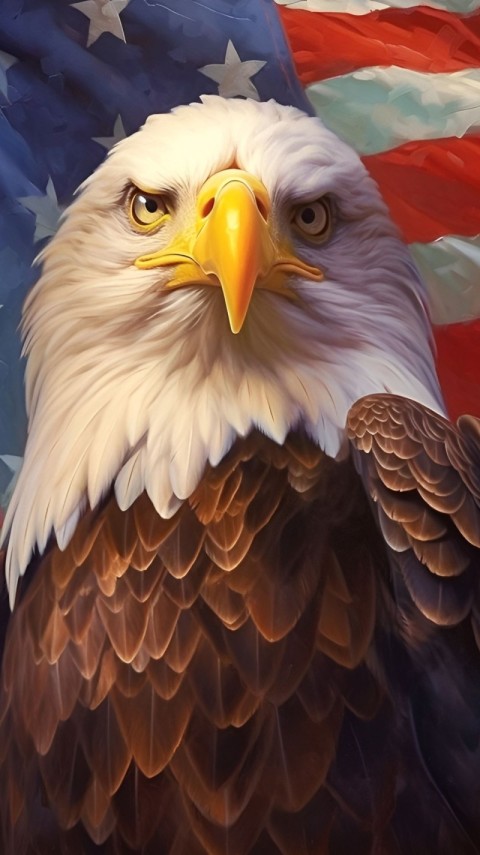Wallpaper American Flag 4K for iPhone