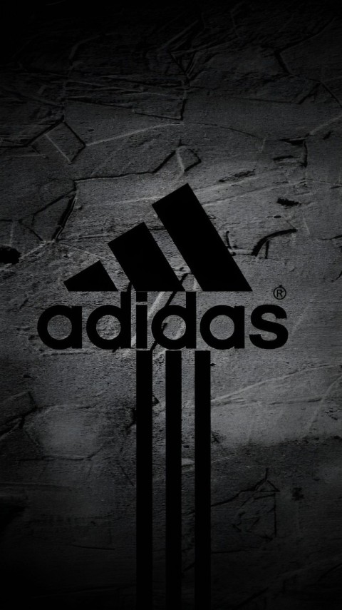 Adidas Wallpaper Black 4K for Phone