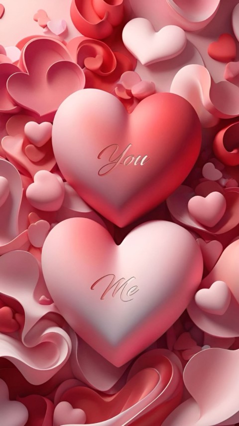 Wallpaper Heart Love 4K for Phone