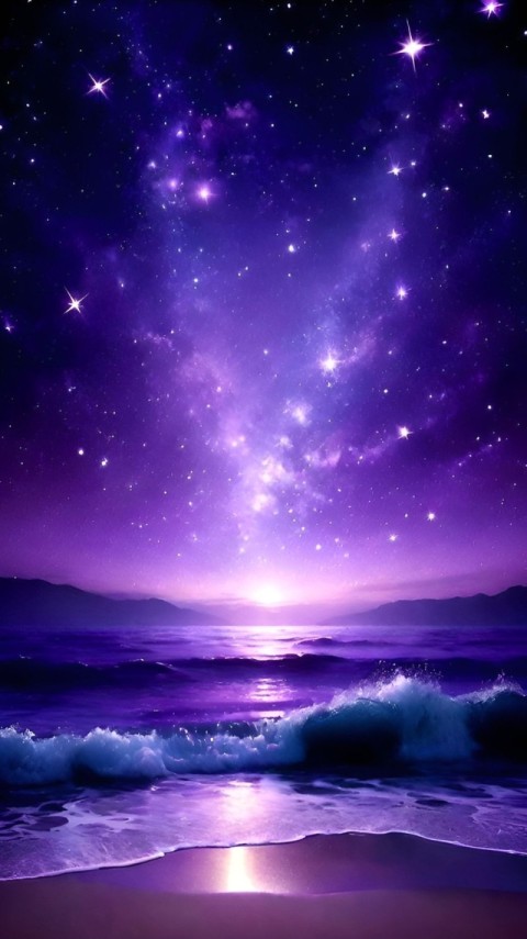 Colour Wallpaper Purple HD for Phone