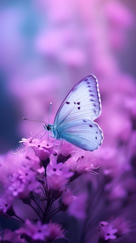 Wallpaper Purple Butterfly 4K for Phone