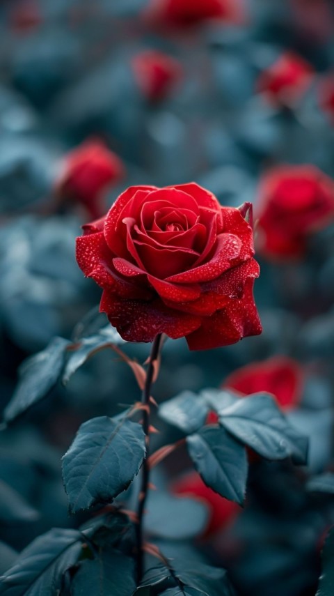 Wallpaper Red Roses 4K for iPhone