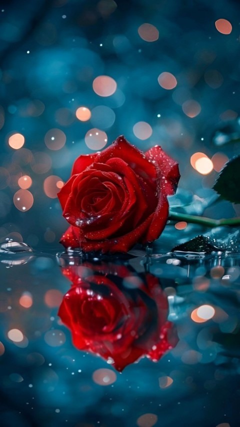 Wallpaper Red Roses for Phone 4K
