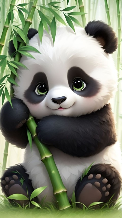 Wallpaper Panda Cute 4K for Phone