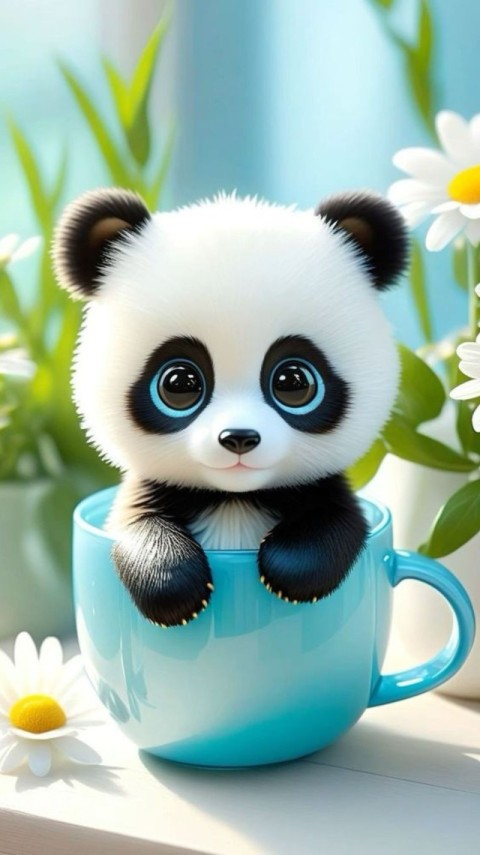 Wallpaper Panda Cute for Phone 4K