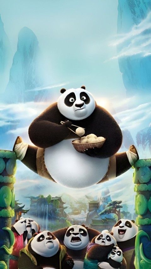 Kung Fu Panda Wallpaper 4K for Phones