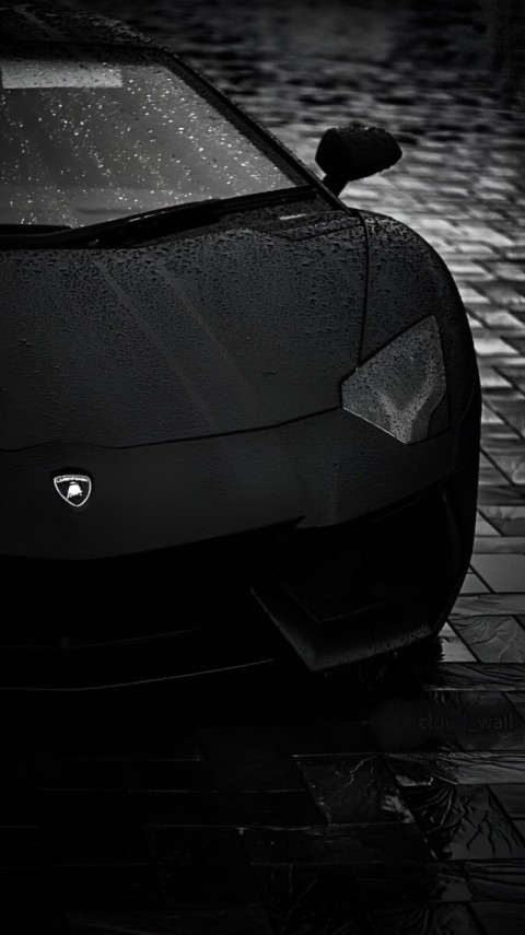 Black Wallpaper Cars 4K for Phones