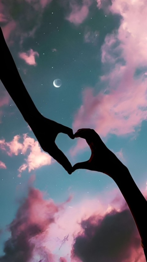 Wallpaper Love Heart 4K for iPhone