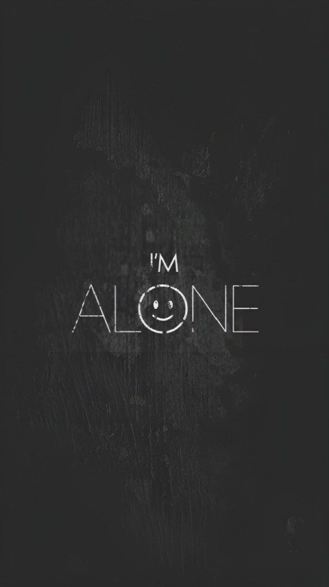 Wallpaper Sad Alone 4K for iPhone