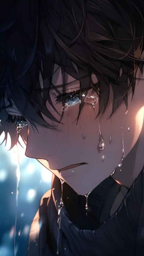 Anime Wallpaper Sad 4K for iPhone