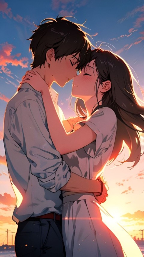 Wallpaper Anime Couple 4K for Phone
