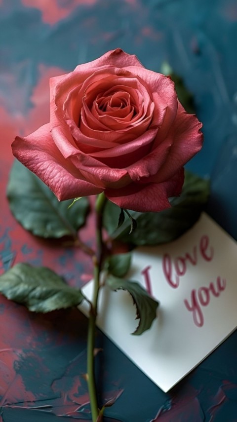 Wallpaper Love Rose 4K for iPhone