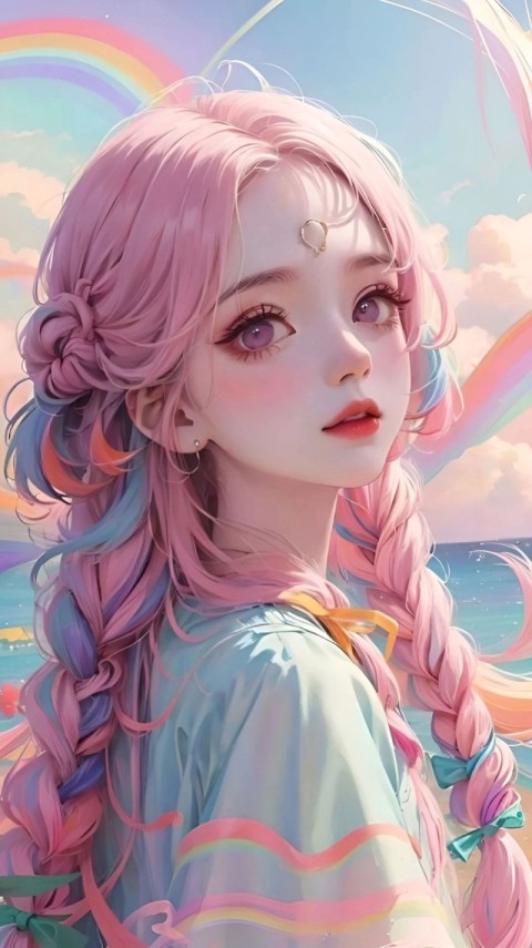 Phone Wallpaper Cute Girl 4K for Phones