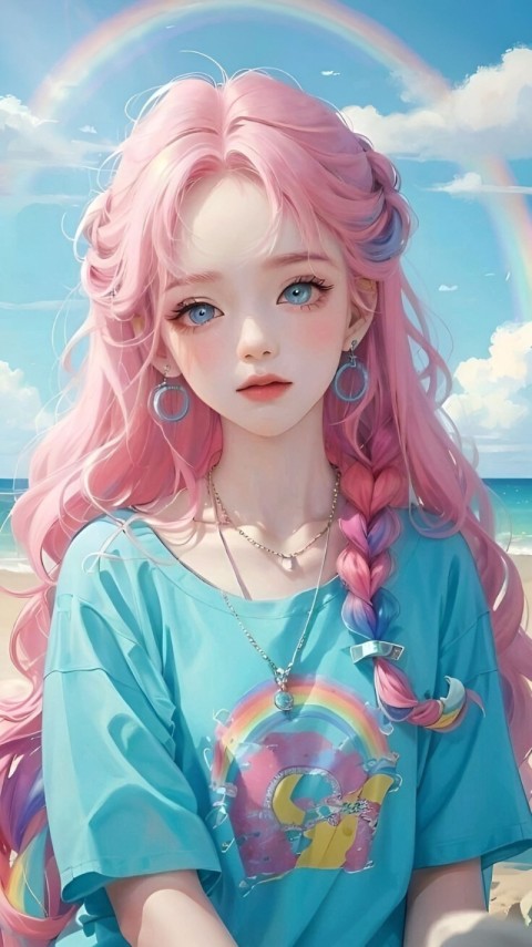 iPhone Wallpaper Cute Girl 4K for Phone