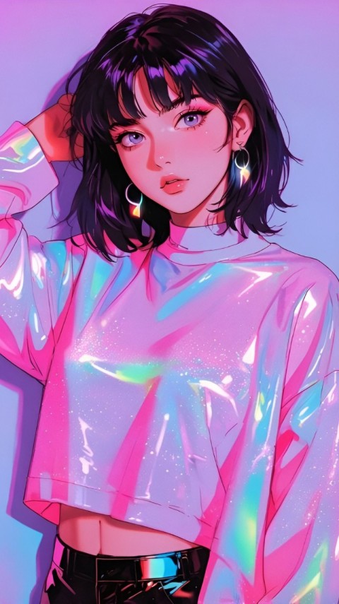 Wallpaper Cute Aesthetic Girl for Phone 4K