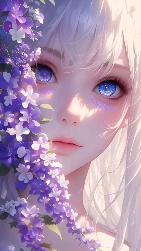 Wallpaper Cute Aesthetic Girl 4K for iPhone