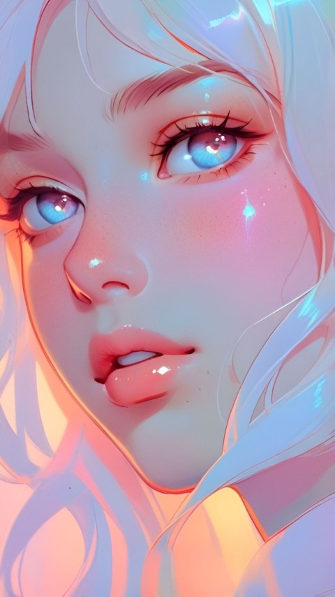 Wallpaper Cute Aesthetic Girl 4K for Phones