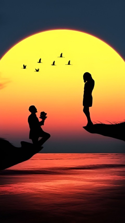Wallpaper Love Romantic 4K for iPhone