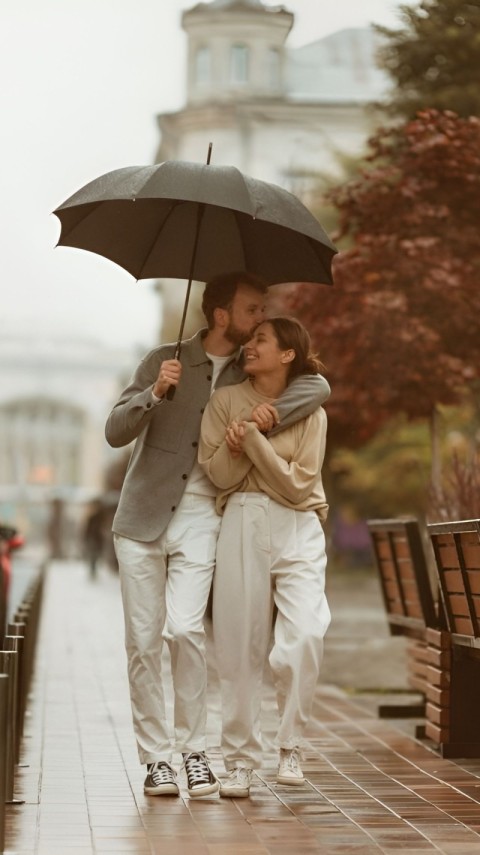 Wallpaper Love Cute Couple 4K for iPhone