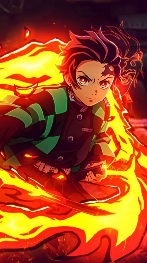 Tanjiro Wallpaper 4K for iPhone