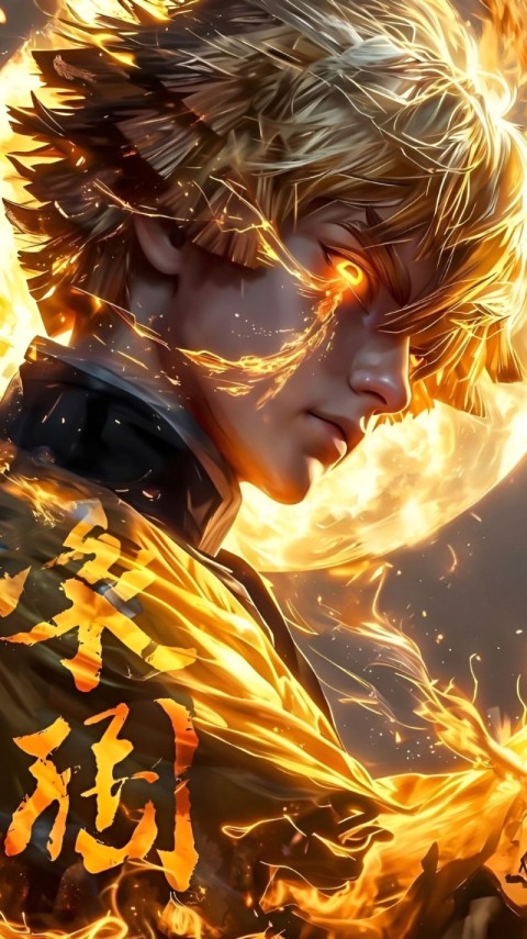Zenitsu Wallpaper 4K for Mobile