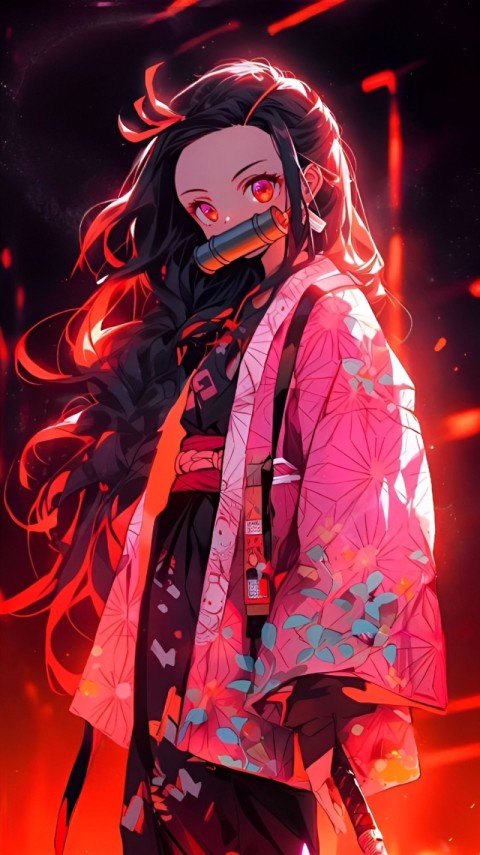 Nezuko Wallpaper Cute 4K for Phone