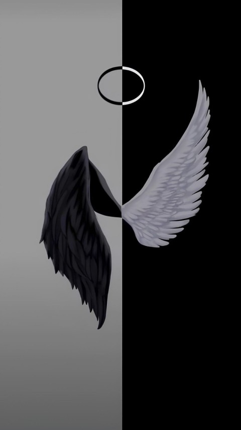 Wallpaper Black and White 4K for iPhone