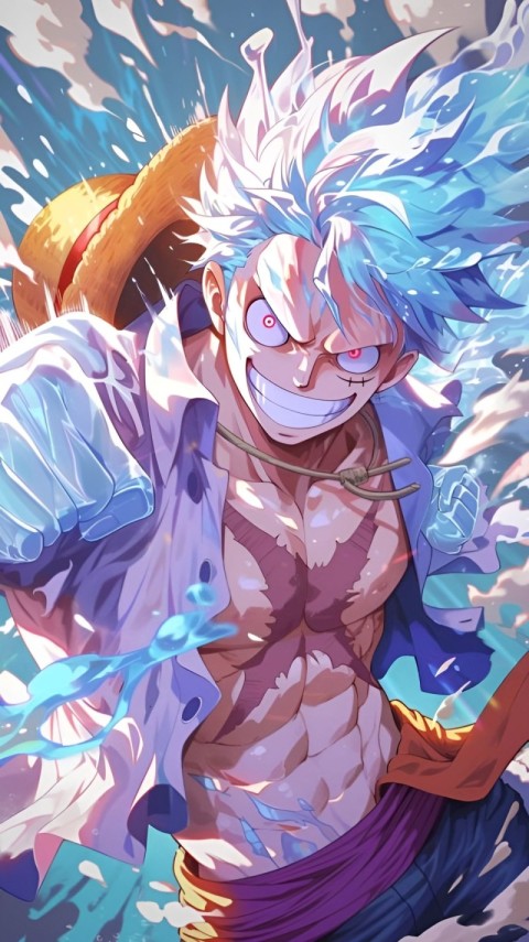 Wallpaper Luffy Gear 5 4K for iPhone