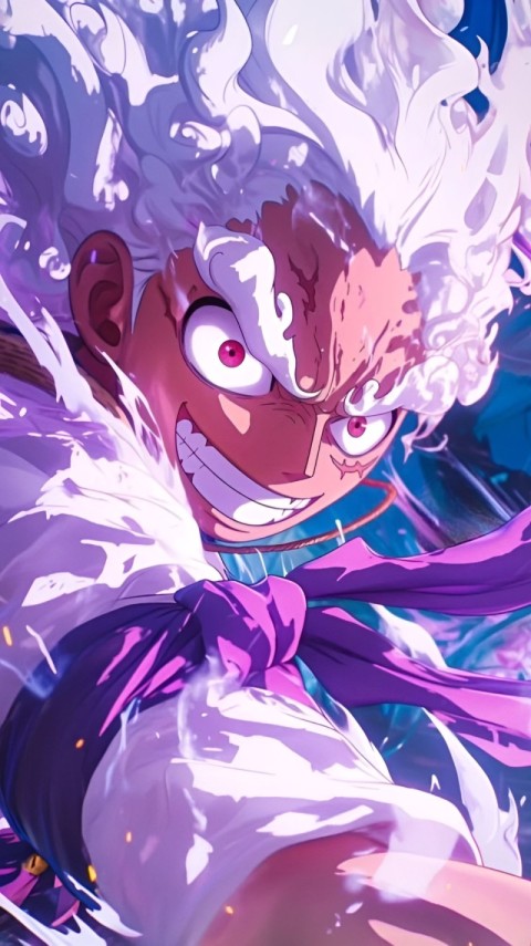 Wallpaper Luffy Gear 5 4K for Phone