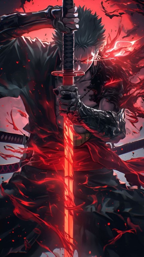 Zoro Wallpaper One Piece 4K for iPhone