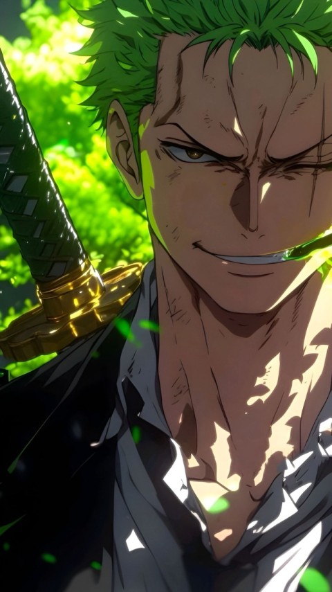 Zoro Roronoa Wallpaper for Phone 4K