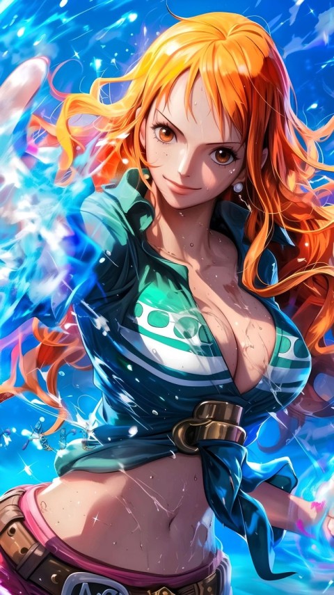 Nami Wallpaper One Piece 4K for iPhone