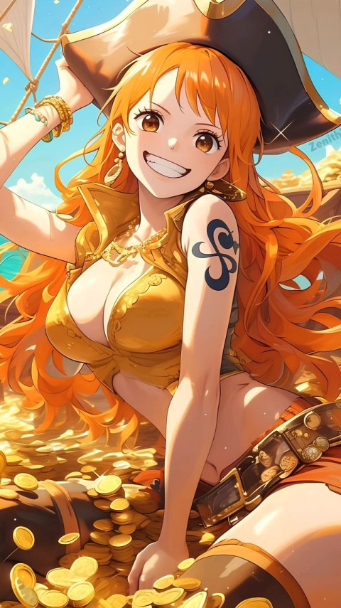 Nami Wallpaper One Piece for Phone 4K
