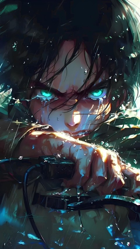 Eren Yeager Wallpaper 4K for Phone