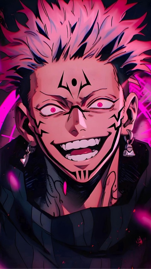 King Sukuna Wallpaper 4K for Phone